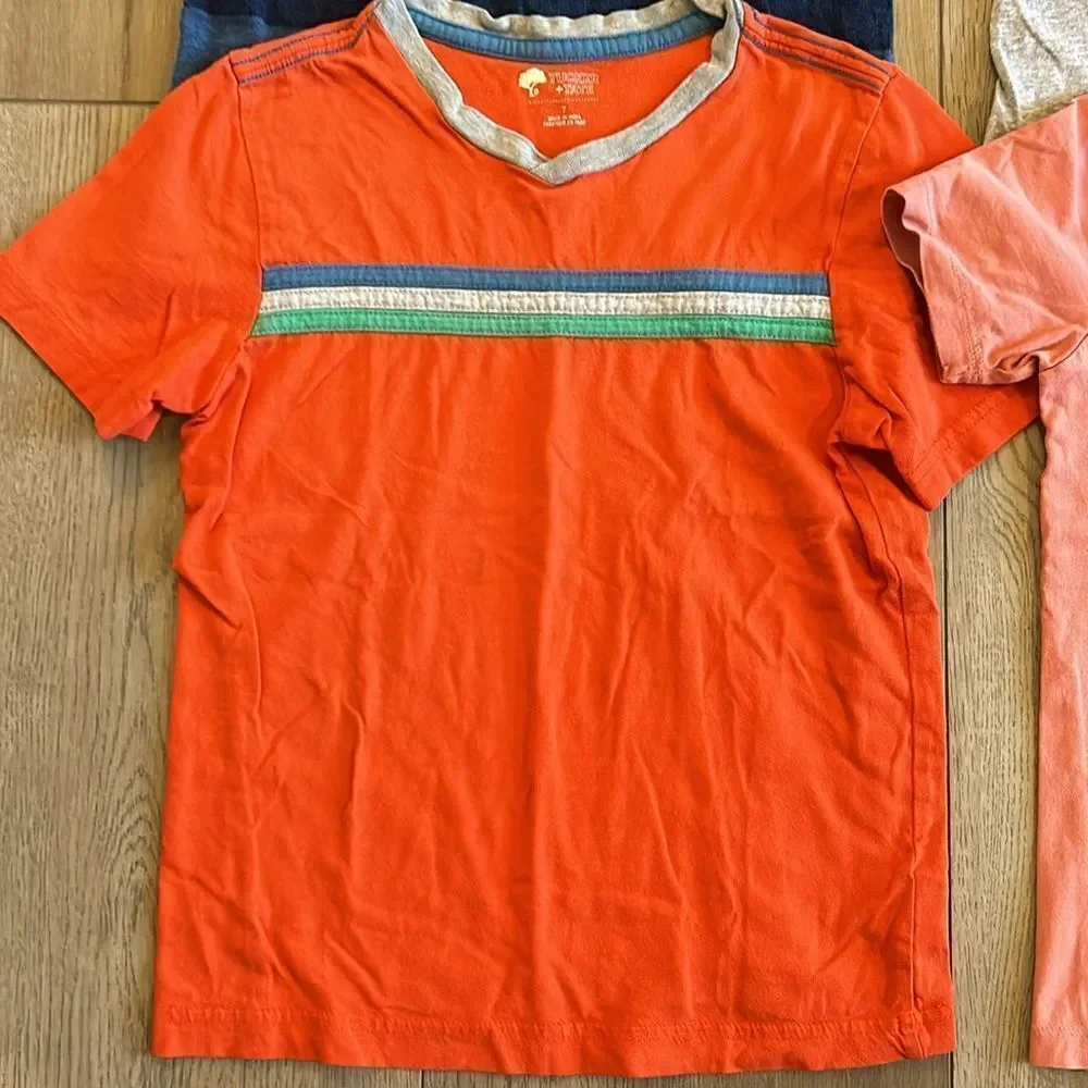 ((4 PIECE)) BOYS PREMIUM TEE BUNDLE POLO CREWCUTS TUCKER AND TATE JOHNNIE B SZ 7